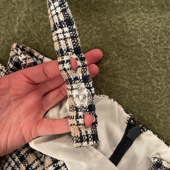 Abercrombie & Fitch Tweed Mini Dress Size Small - Picture 4 of 14